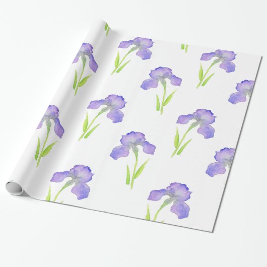 Iris Pattern Geschenkpapier (Ungerollt)