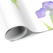 Iris Pattern Geschenkpapier (Rolleneckpunkt)