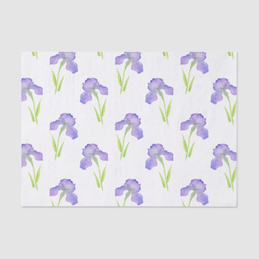 Iris Pattern Seidenpapier (Vorderseite)