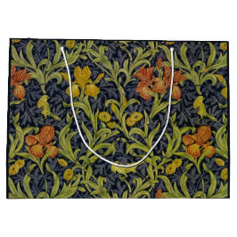 Iris Pattern (von William Morris) Große Geschenktüte