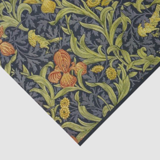 Iris Pattern (von William Morris) Seidenpapier (Ausschnitt)