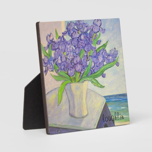 Iris Plaque Fotoplatte (Vorderseite)