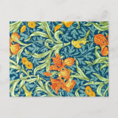Iris, popular design by William Morris, Postkarte (Vorderseite)