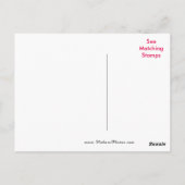 Iris Postcard - passen Sie an jeden Anlass an Postkarte (Rückseite)