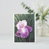 Iris Postcard Postkarte (Stehend Vorderseite)