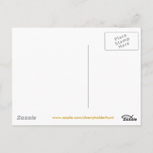 Iris Postcard Postkarte (Rückseite)