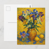 Iris Postcard Postkarte (Vorne/Hinten)
