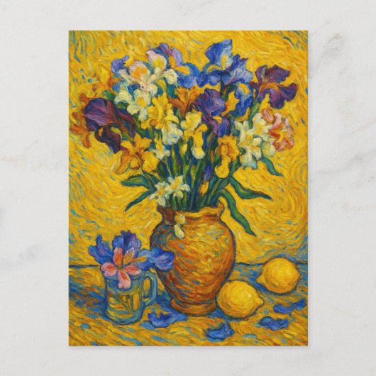 Iris Postcard Postkarte (Vorderseite)