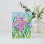 Iris Postcard Postkarte (Stehend Vorderseite)