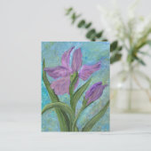 Iris Postcard Postkarte (Stehend Vorderseite)