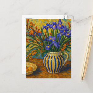 Iris Postcard Postkarte