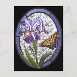 Iris Postkarte