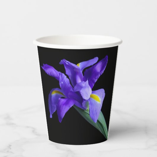 Iris Printed Paper Cup Pappbecher (Vorderseite)