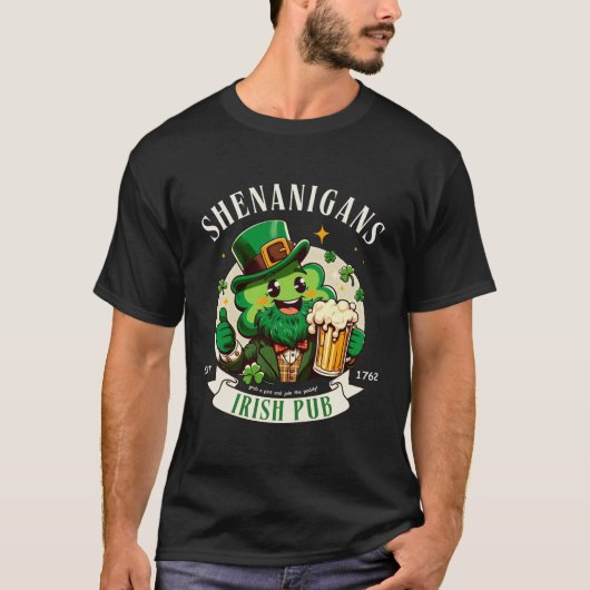 Iris Pub (Sankt Patrick) T-Shirt (Vorderseite)