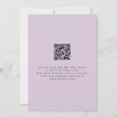 Iris QR Code Wedding Einladung (Rückseite)