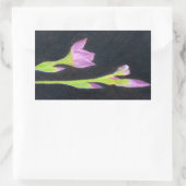 Iris Rechteckiger Aufkleber (Tasche)
