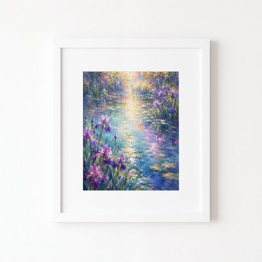 Iris-Reflections-Kunstprint Poster