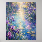 Iris-Reflections-Kunstprint Poster (Vorne)