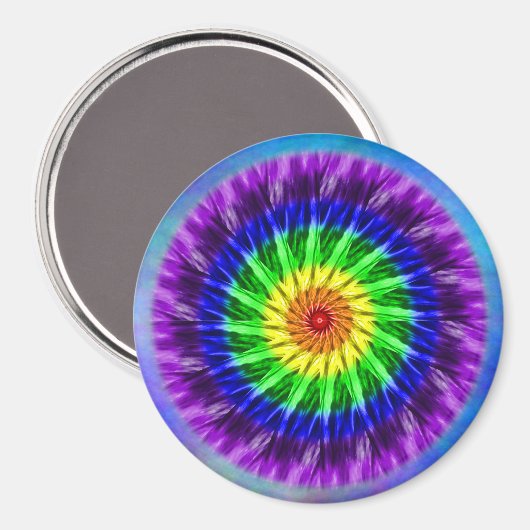 Iris Regenbogen Magnet (Vorderseite/Rückseite)