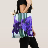 Iris Reticulata ganz über Druck-Taschen-Tasche Tasche (Von Nahem)