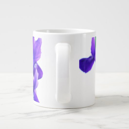 Iris Reticulata Tunnel-bohrwagenTasse Jumbo-Tasse (Rückseite)