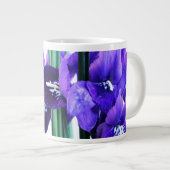 Iris Reticulata Tunnel-bohrwagenTasse Jumbo-Tasse (Vorderseite Rechts)