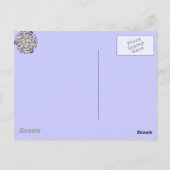 Iris-Ring-Ansichtskarte Postkarte (Rückseite)