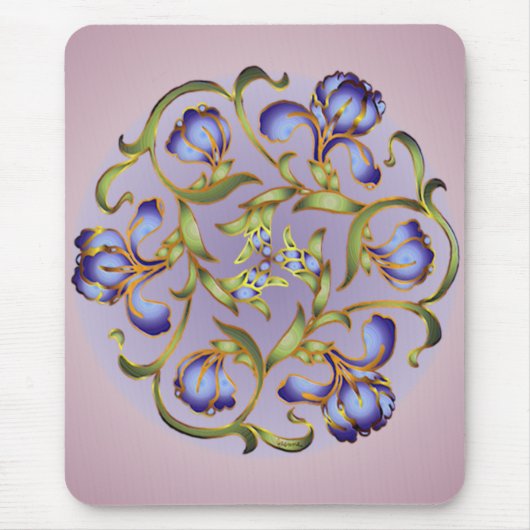 Iris-Ring-Mauspad Mousepad (Vorne)