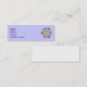 Iris-Ring-Visitenkarte Mini Visitenkarte (Vorne/Hinten)