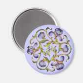Iris-Ringmagnet Magnet (Vorderseite/Rückseite)