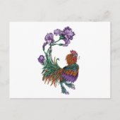 Iris Rooster Postkarte (Vorderseite)