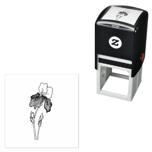 Iris Rubber Briefmarke Permastempel (Beispiel)