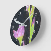 Iris Runde Wanduhr (Winkel)