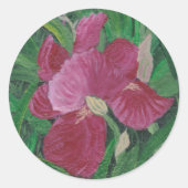 Iris Runder Aufkleber (Vorderseite)