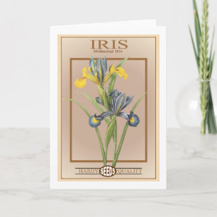 Iris-Samenpackung Karte