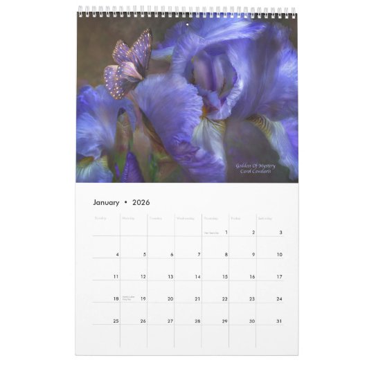 Iris-Sammlung 1 Kalender für 2010 (Jan 2026)