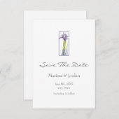 Iris Save The Date (Vorne/Hinten)