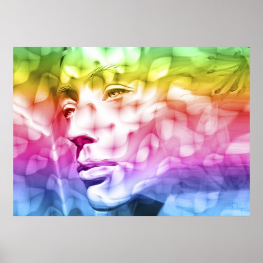 Iris scarf poster (Vorne)