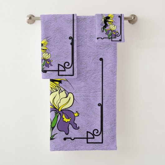 Iris Shadow Fairy Badhandtuch Set (Insitu)
