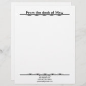 Iris Shadow Fairy Briefbogen (Vorne/Hinten)