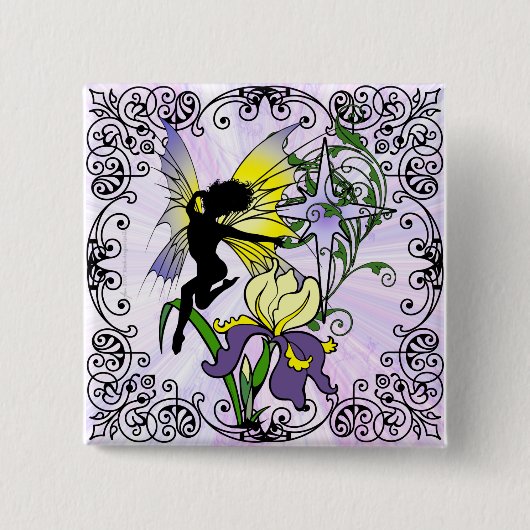 Iris Shadow Fairy Button (Vorderseite)