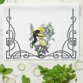 Iris Shadow Fairy Geschirrtuch (Gefaltet)
