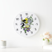 Iris Shadow Fairy Große Wanduhr (Zuhause)
