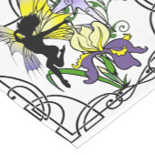 Iris Shadow Fairy Kurzer Tischläufer (Ecke)