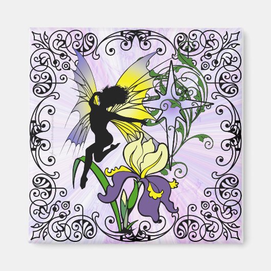 Iris Shadow Fairy Magnet (Vorne)