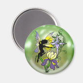Iris Shadow Fairy Magnet (Vorderseite/Rückseite)