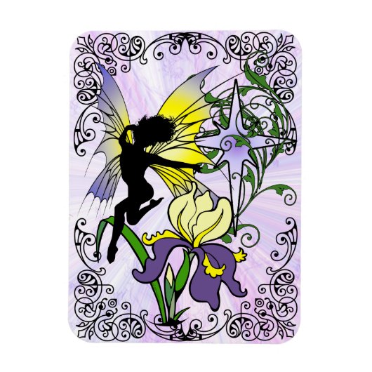 Iris Shadow Fairy Magnet (Vertikal)
