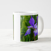 Iris sibirica Blumenfotografie Jumbo-Tasse (Vorderseite Rechts)
