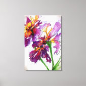 Iris Sie waren hier Leinwanddruck (Vorderseite)