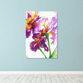 Iris Sie waren hier Leinwanddruck (Insitu (Holzboden))